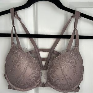 32D Very Sexy Front close racerback push-up bra